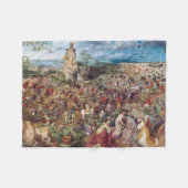 Die Prozession nach Calvary, Pieter Bruegel Fleecedecke (Vorderseite (Horizontal))