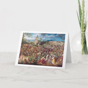Die Prozession nach Calvary, Pieter Bruegel Karte