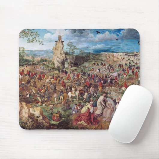 Die Prozession nach Calvary, Pieter Bruegel Mousepad (Mit Mouse)