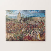 Die Prozession nach Calvary, Pieter Bruegel Puzzle (Horizontal)