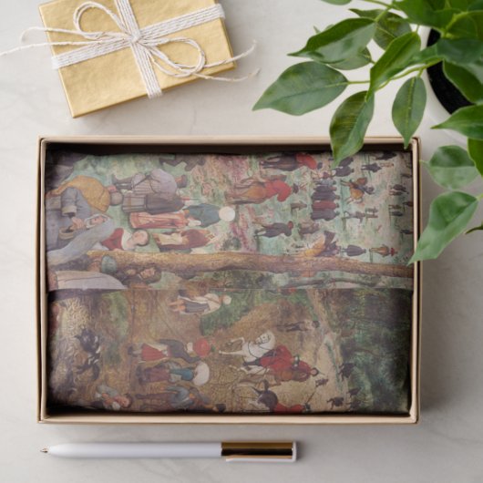 Die Prozession nach Calvary, Pieter Bruegel Seidenpapier (Geschenk)