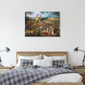 Die Prozession nach Calvary von Pieter Bruegel das Leinwanddruck (Insitu (Schlafzimmer))