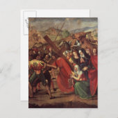 Die Prozession nach Kalvarien, c.1505 Postkarte (Vorne/Hinten)