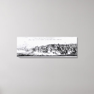 Die Prozession von Charles II Leinwanddruck