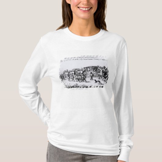 Die Prozession von Charles II T-Shirt (Vorderseite)