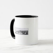 Die Prozession von Charles II Tasse (Vorderseite Links)