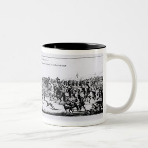 Die Prozession von Charles II Zweifarbige Tasse