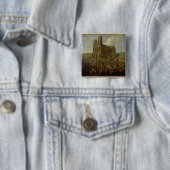 Die Prozession von König Louis XV Button (Beispiel)