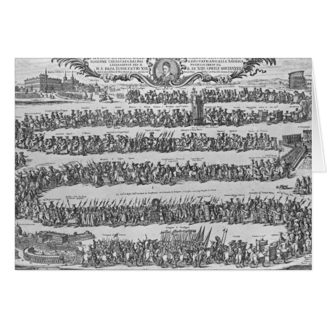Die Prozession von Papst Innocent XII (Vorderseite (Horizontal))