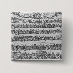 Die Prozession von Papst Innocent XII Button