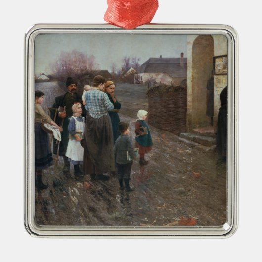 Die Prüfung Ornament Aus Metall (Vorne)