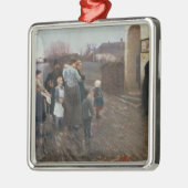 Die Prüfung Ornament Aus Metall (Links)