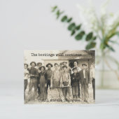 Die Prügel werden so lange fortgesetzt, bis sich d Postkarte (Stehend Vorderseite)