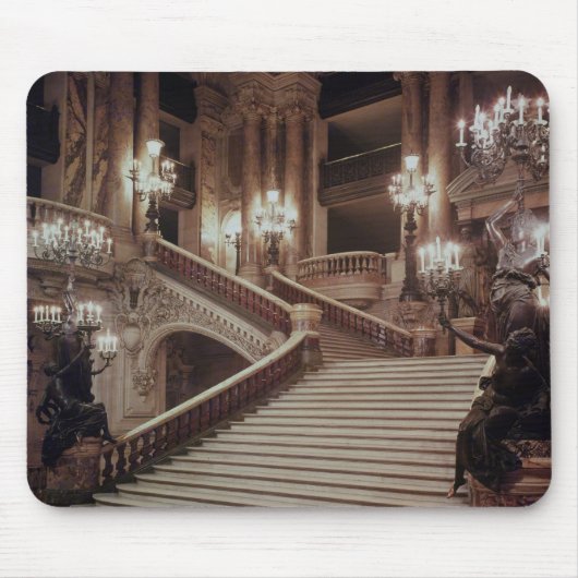 Die Prunktreppe der Oper-Garnier Mousepad (Vorne)