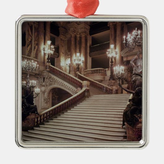 Die Prunktreppe der Oper-Garnier Silbernes Ornament (Vorne)