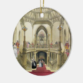 Die Prunktreppe, Windsor Schloss, von 'einem Histo Keramik Ornament (Links)