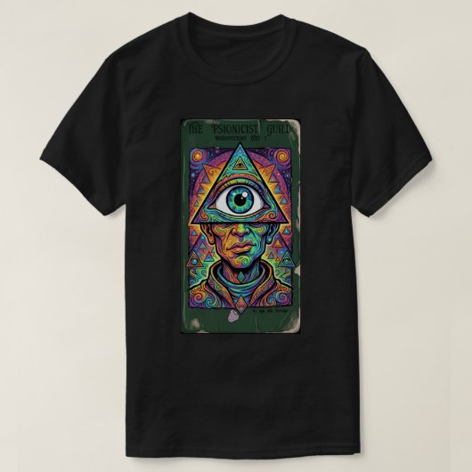Die Psionicist-Gilde 1 Dunkel T-Shirt (Design vorne)
