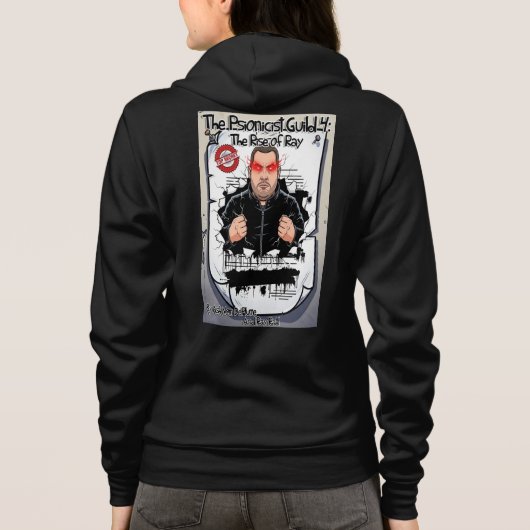 Die Psionicist-Gilde 4 Reißverschluss Hoodie (Rückseite)