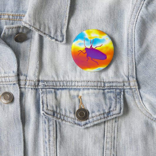Die psychedelische Wanze Button (Beispiel)