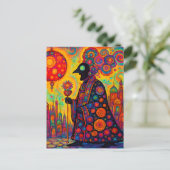 Die psychedelischen Priesterwanderungen der Surrea Postkarte (Stehend Vorderseite)