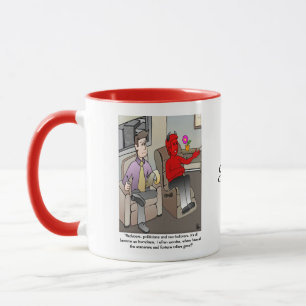 Die psychische Combo-Tasse des Teufels Tasse