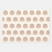 Die psychische Gesundheit von Boho Rainbow steht I Geschenkpapier Set (Vorderseite)