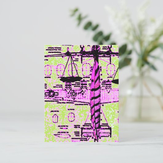 "Die Puce Goose" Postkarte (Stehend Vorderseite)