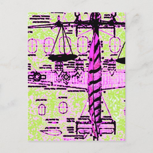 "Die Puce Goose" Postkarte (Vorderseite)