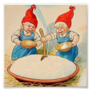 „Die Puddingschüssel“ von Jenny Nystrom Fotodruck