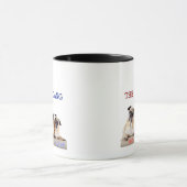 Die Pug-Gang-Kaffeetasse Tom, Dick & Harry Tasse (Zentrum)