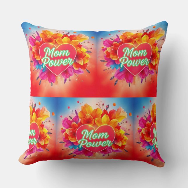 Die pulsierende Herzexplosion der Mama Kissen (Vorderseite)