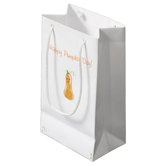 Die Pumpkin-Tasche Kleine Geschenktüte (Vorderseite Schrägansicht)