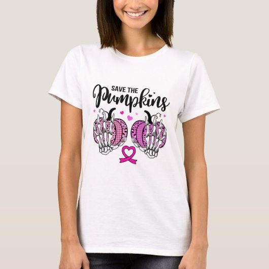 Die Pumpkins S mit Skeletthandschuhen gerettet wer T-Shirt (Vorderseite)