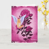 Die Puppen-Garten-Gruß-Karte Karte (Gelbe Blume)