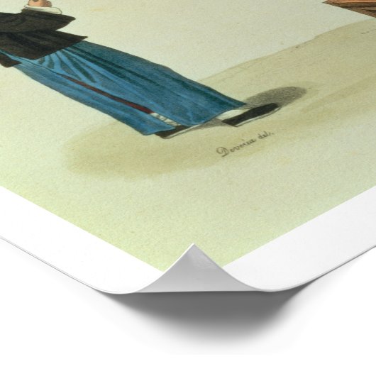 Die Puppen, graviert von Mlle. Formentin, Pub. 182 Poster (Ecke)