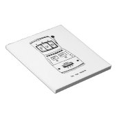 Die Puppenmaschine Notizblock (angewinkelt)