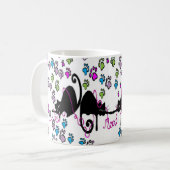 Die "purr-fect"-Tasse Kaffeetasse (Vorderseite Links)