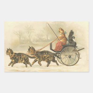 Die PUrrfekte Trainer-Postkarte Rechteckiger Aufkleber