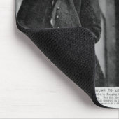 Die Putzfrau und das Blume-Mädchen Mousepad (Ecke)