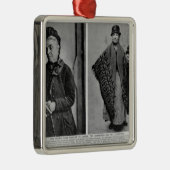 Die Putzfrau und das Blume-Mädchen Ornament Aus Metall (Rechts)