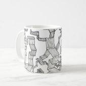 die Puzzlespiel-Tasse Kaffeetasse (Vorderseite Links)