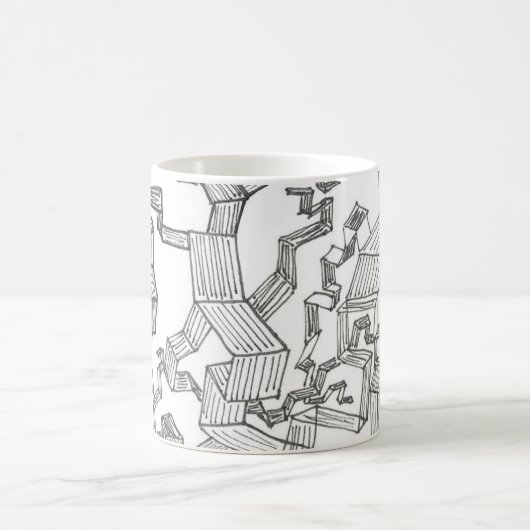 die Puzzlespiel-Tasse Kaffeetasse (Mittel)