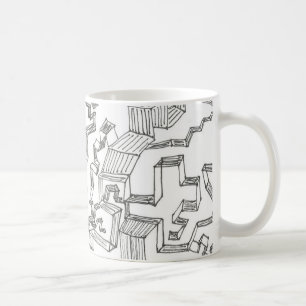 die Puzzlespiel-Tasse Kaffeetasse