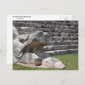 Die Pyramide Kukulcan Postkarte (Vorne/Hinten)