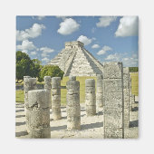 Die Pyramide Kukulkans Magnet (Vorne)