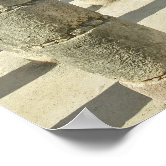 Die Pyramide Kukulkans Poster (Ecke)