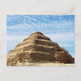 Die Pyramide von Djoser - Saqqara, Ägypten Postkarte