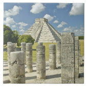 Die Pyramide von Kukulkan Fliese (Vorderseite)
