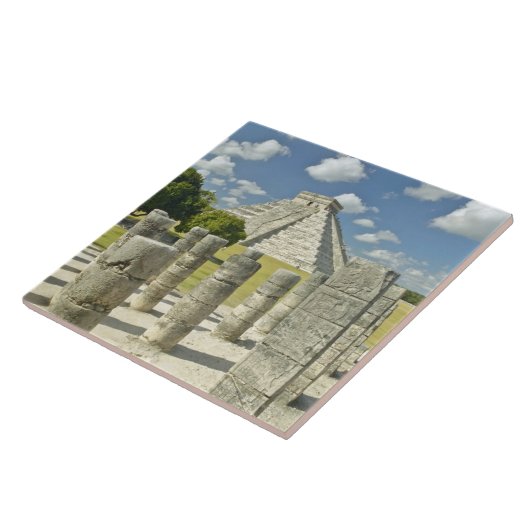 Die Pyramide von Kukulkan Fliese (Seite)