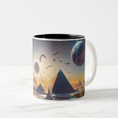 Die Pyramide Zweifarbige Tasse (VorderseiteRechts)